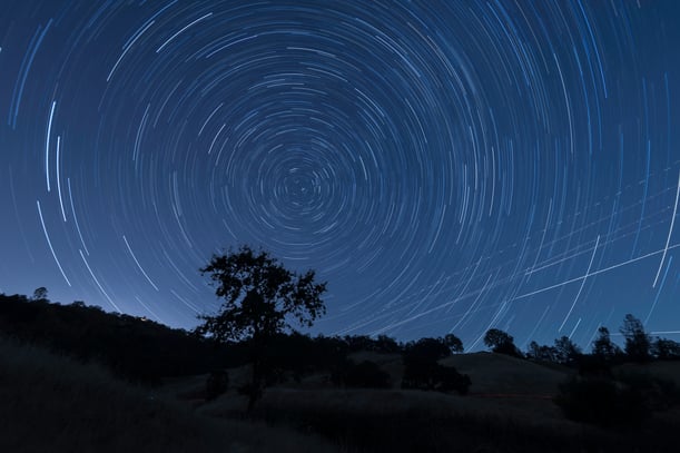 Little Uvas Creek - Star Trails - DN - 8-12-17