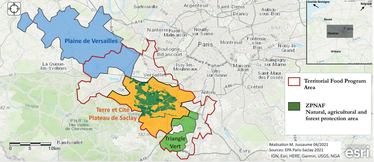 Plateau de Saclay map - full