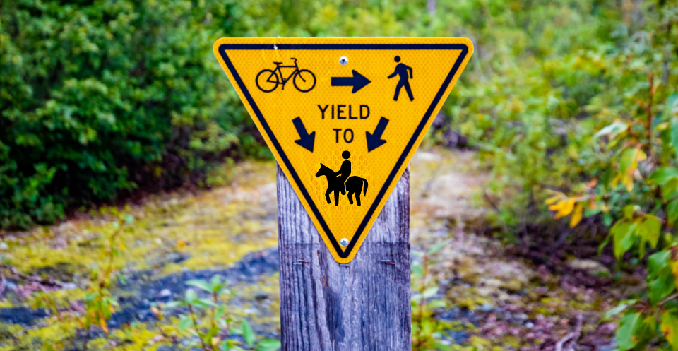 Yield sign