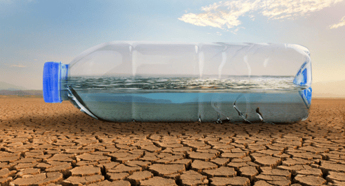 water bottle drought
